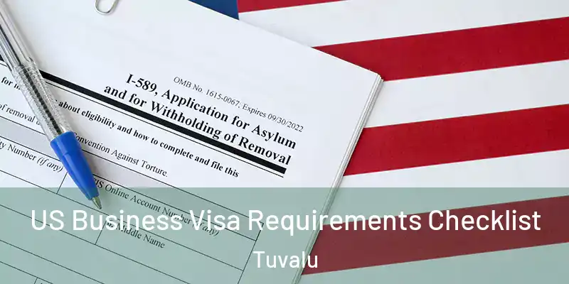 US Business Visa Requirements Checklist Tuvalu